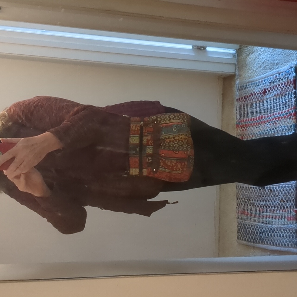 Fossil Multi-Colored Fabric Print Crossbody Bag - image 5